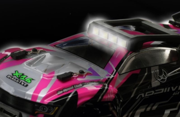 16020 1:16 Truggy MINI AT pink/grau 4WD RTR